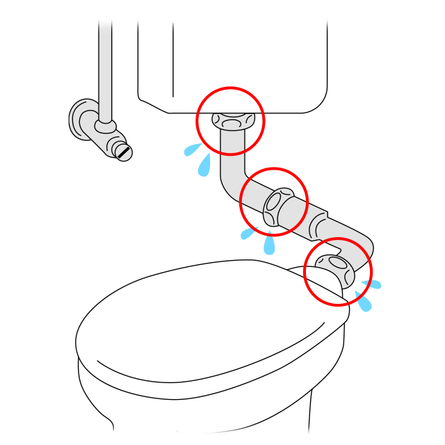 トイレの水漏れ